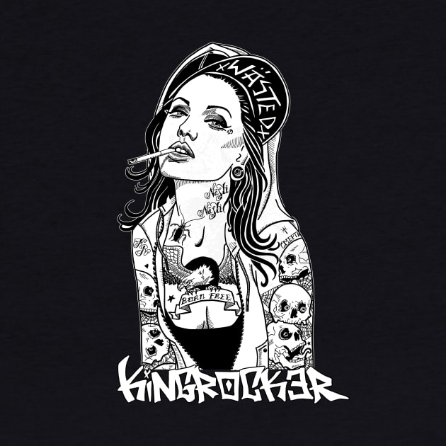 tattooed girl by Kingrocker Clothing